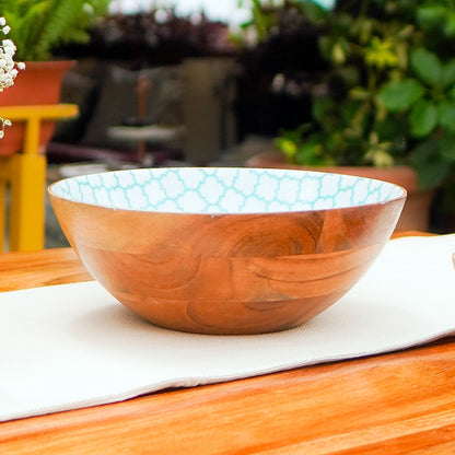 Wooden Salad Bowl Printed