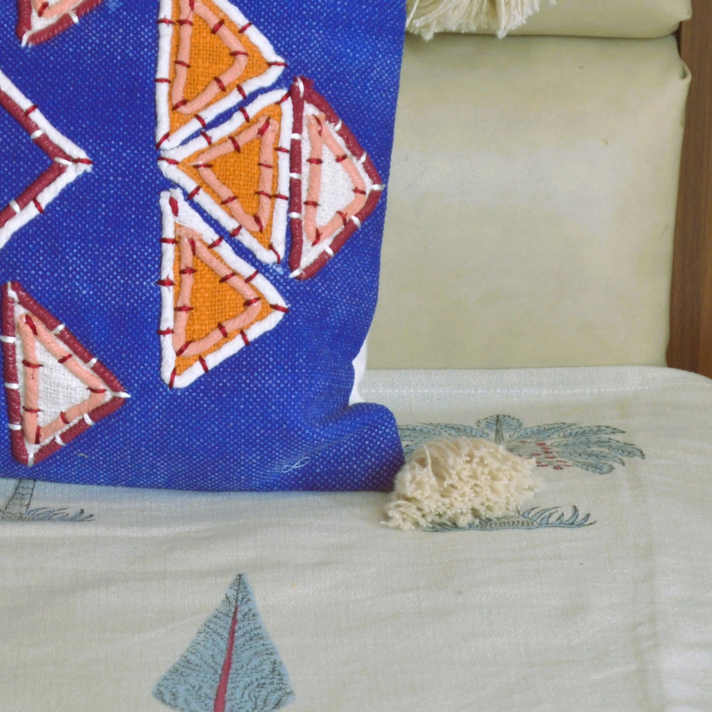 Boho Tufted Cushion Cover