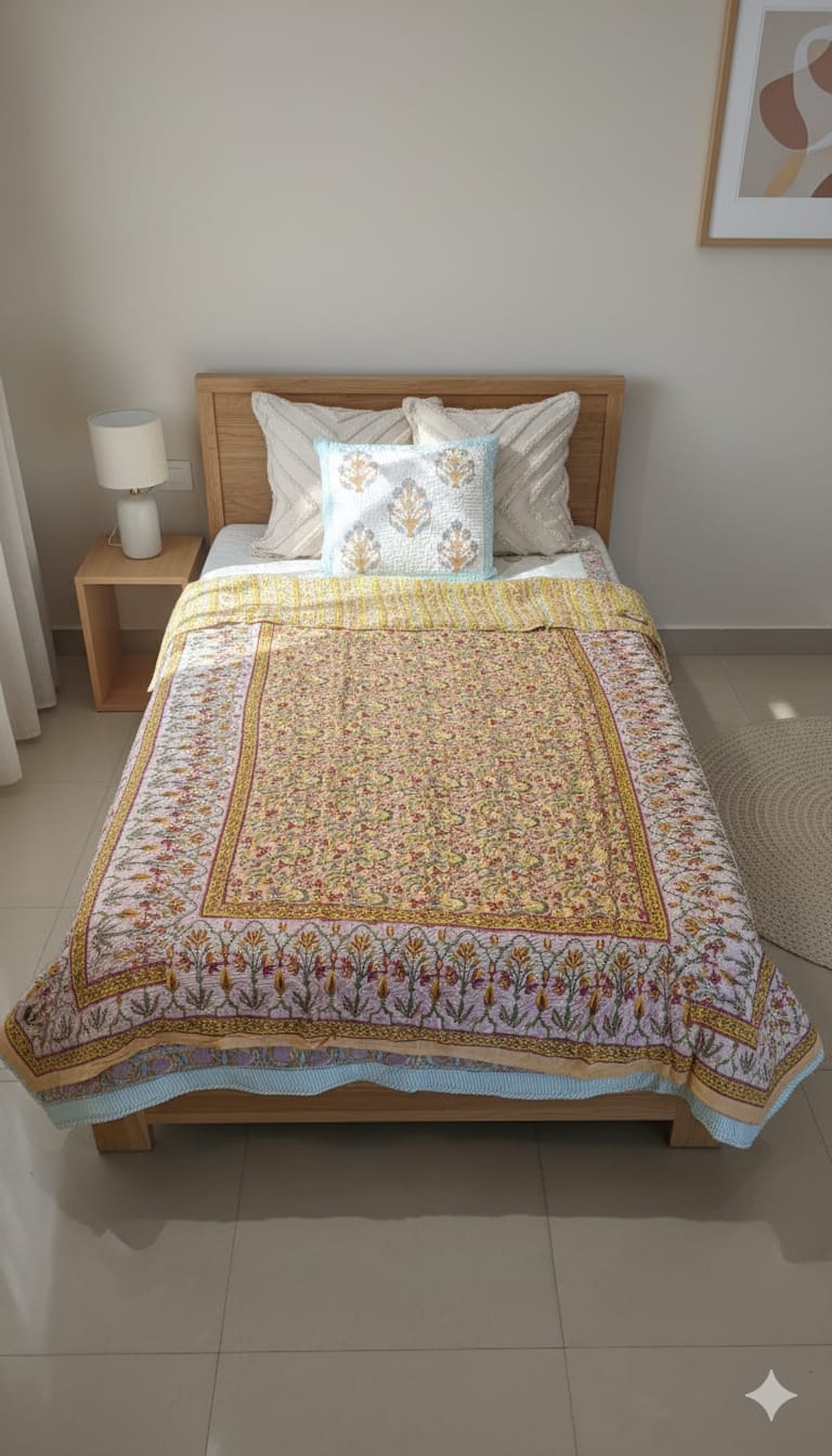 Ac Quilt Mughal single bed