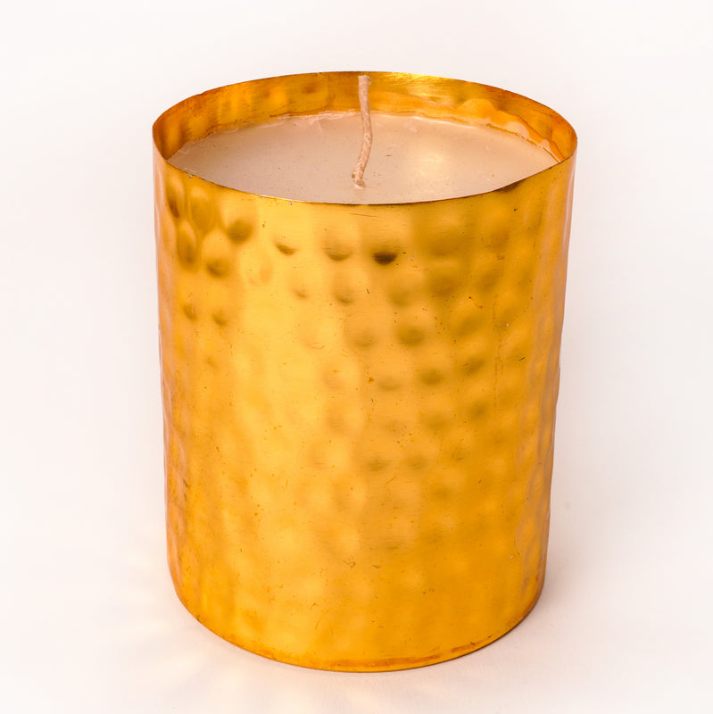 Brass Pillar Candle