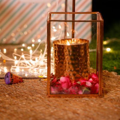 Brass Pillar Candle